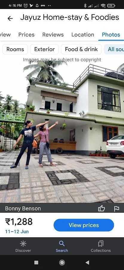 Jayuz Homestay & Foodies Kozhikode